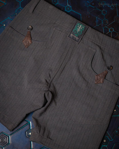 Skate Short Men / Grey Stripes TR Diamond -DARK GREY