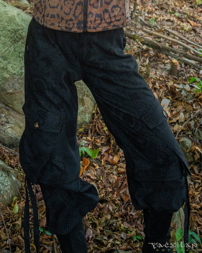 Pants Woman / Baggy Pockets TR Stretchy - Blak DRAGONS