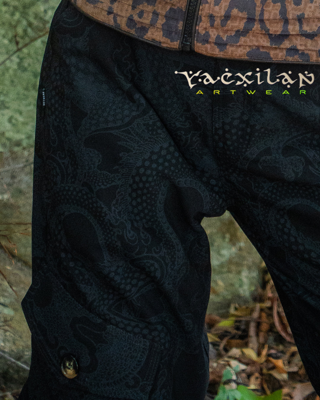 Pants Woman / Baggy Pockets TR Stretchy - Blak DRAGONS