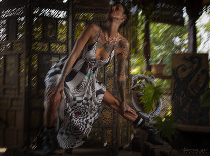 LONG DRESS Triangle / VISCOSE - MATZOKIOW