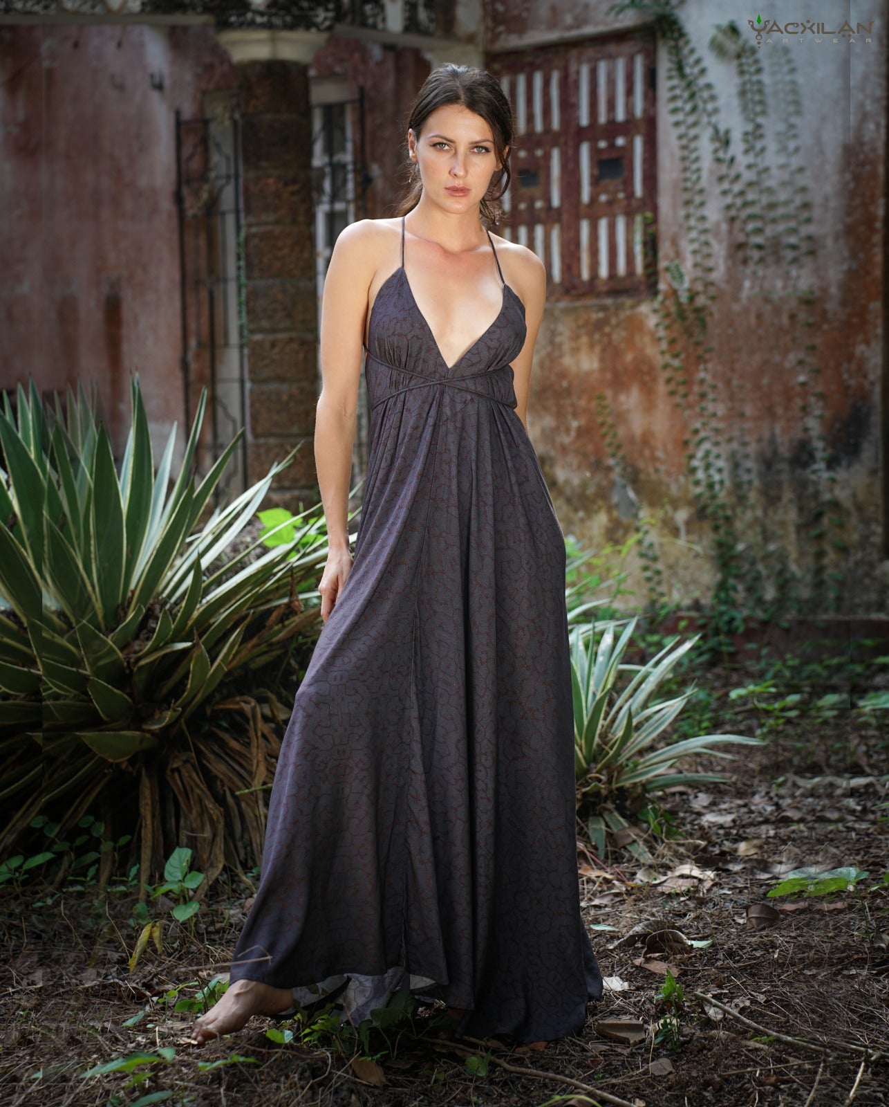 LONG DRESS / VISCOSE - SHIPIBO