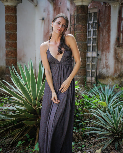 LONG DRESS / VISCOSE - SHIPIBO