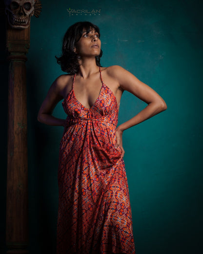 LONG DRESS / VISCOSE -REDER
