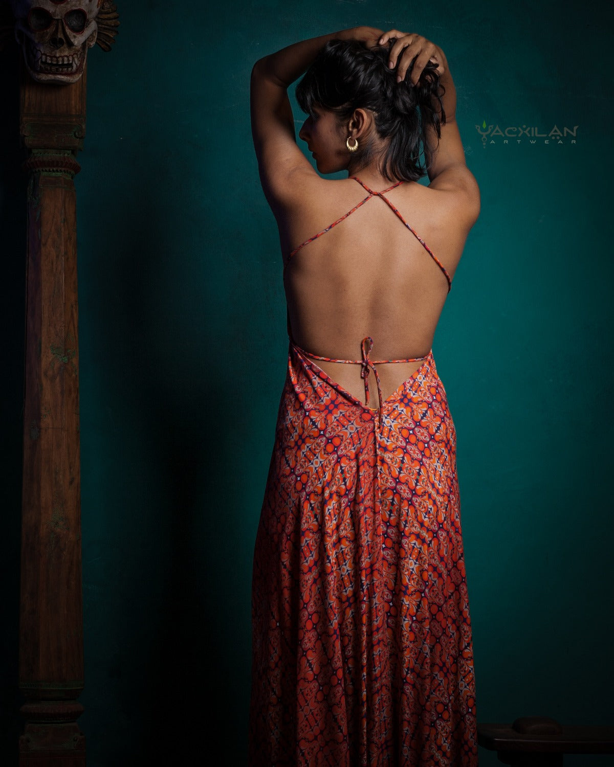 LONG DRESS / VISCOSE -REDER