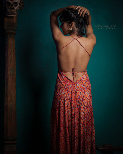 LONG DRESS / VISCOSE -REDER