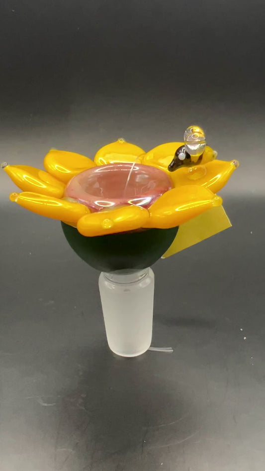 🌻 Empire Glassworks Bowl Slide | 14mm M - Sunflower 🌼